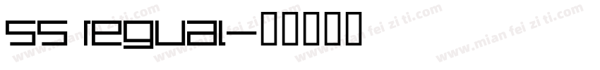 55 regual字体转换